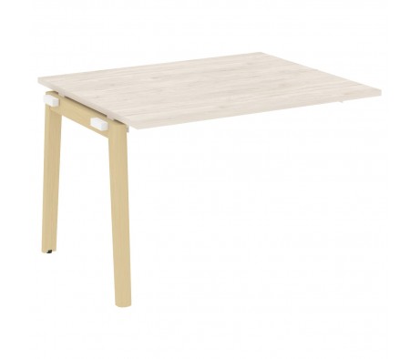 Проходной наборный элемент переговорного стола, опоры - массив дерева 118x98x75 Onix Wood