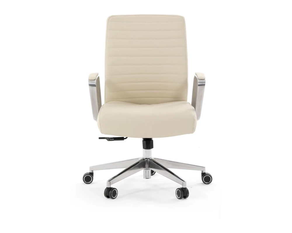 Кресло LINE/B Натуральная кожа, Бежевый