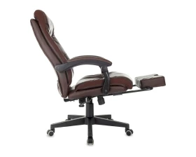 Кресло Бюрократ CH-824MSG-BF Экокожа, Коричневый images