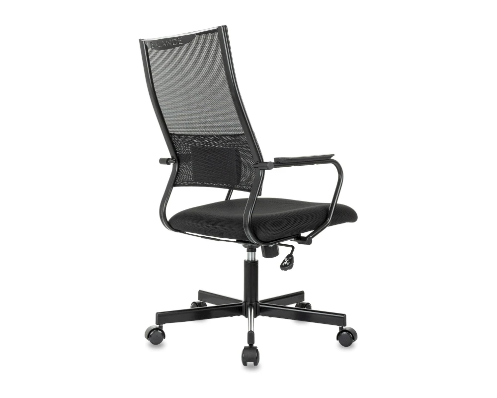 Кресло Бюрократ CH BALANCE B Сетка/ Ткань, Черный