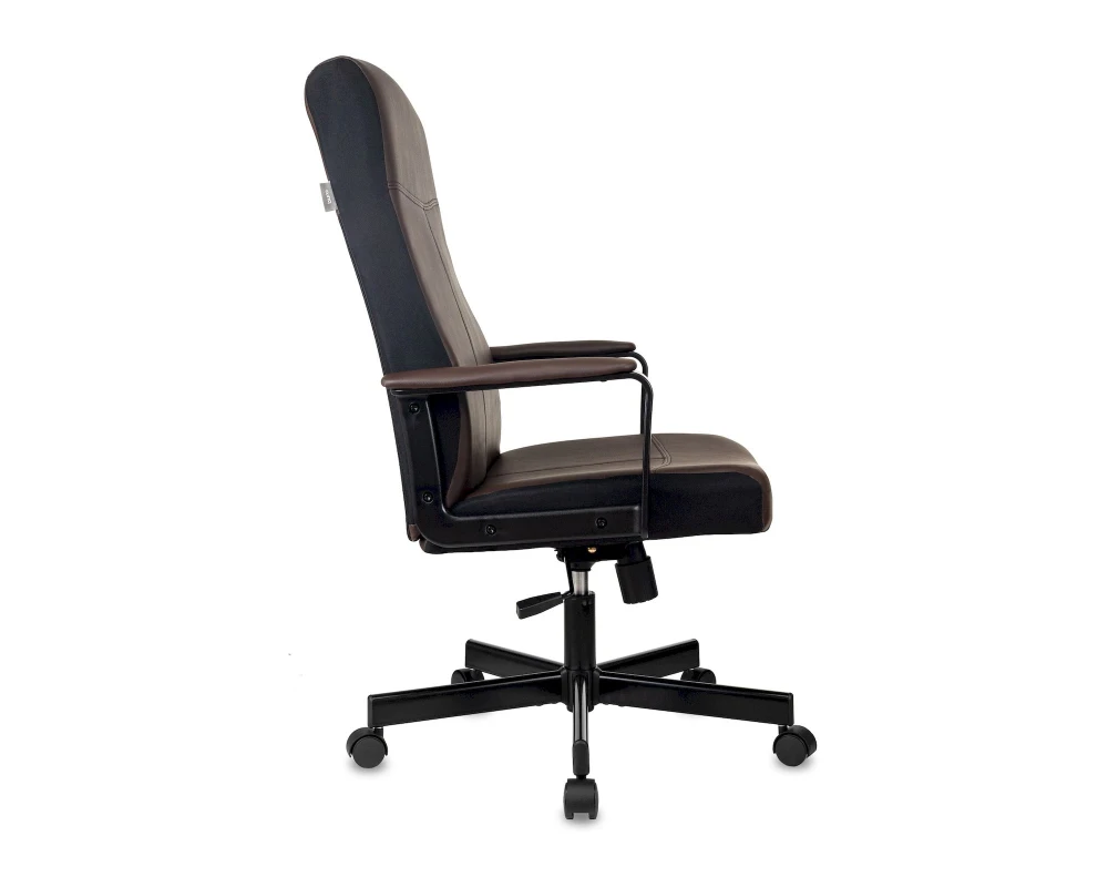 Кресло Бюрократ ДОМИНУС / DOMINUS Экокожа, Коричневый