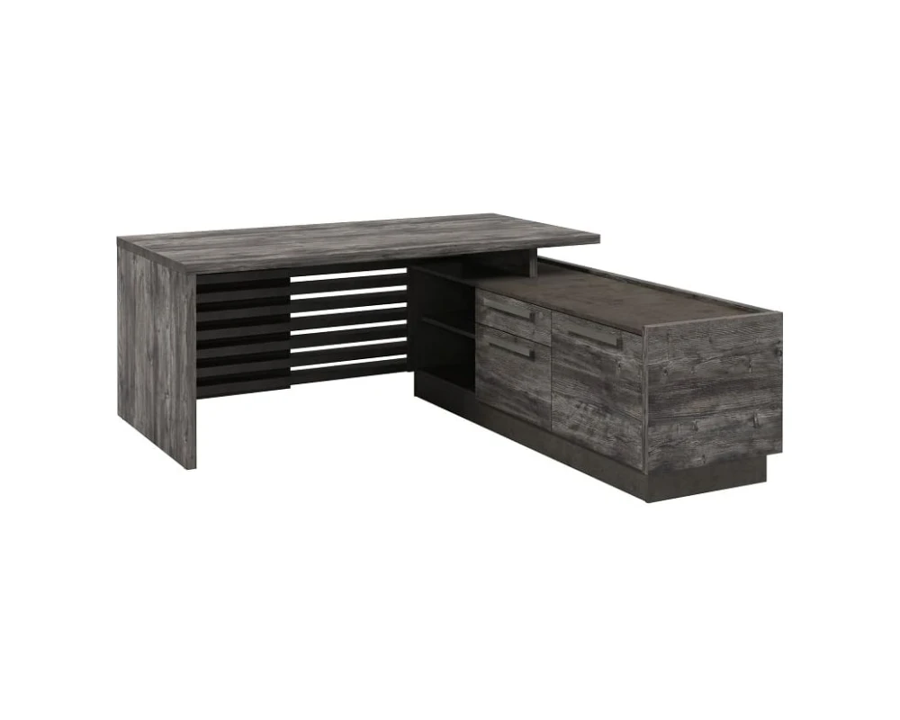 Стол руководителя с опорной тумбой Z-218пр.0000* Вестар / Vestar
